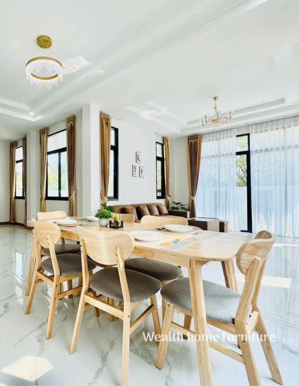 โต๊ะ180ซม.+เก้าอี้ CB 6 ที่นั่ง - Image 9