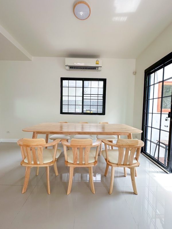 โต๊ะ 180 ซม.+เก้าอี้หมุน 6 ที่นั่ง - Image 9