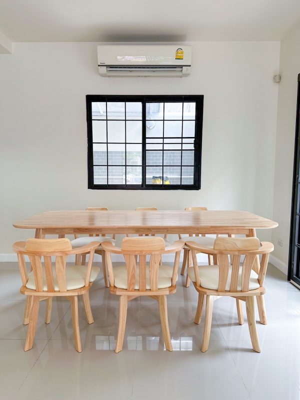 โต๊ะ 180 ซม.+เก้าอี้หมุน 6 ที่นั่ง - Image 10